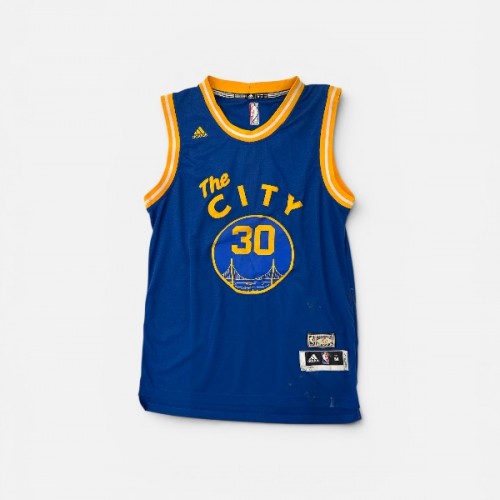 GOLDEN STATE WARRIORS CURRY 30 ADIDAS NBA JERSEY M